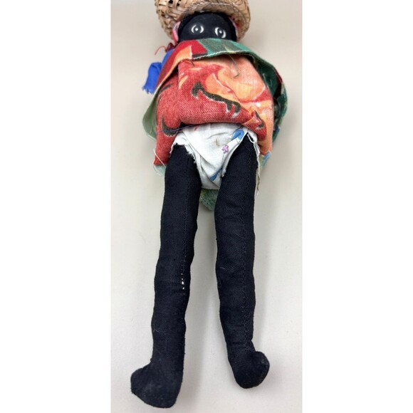 Vintage Bermuda Chiquita Doll Cloth Souvenir with Apron and Hat 12" Tall - Picture 5 of 7
